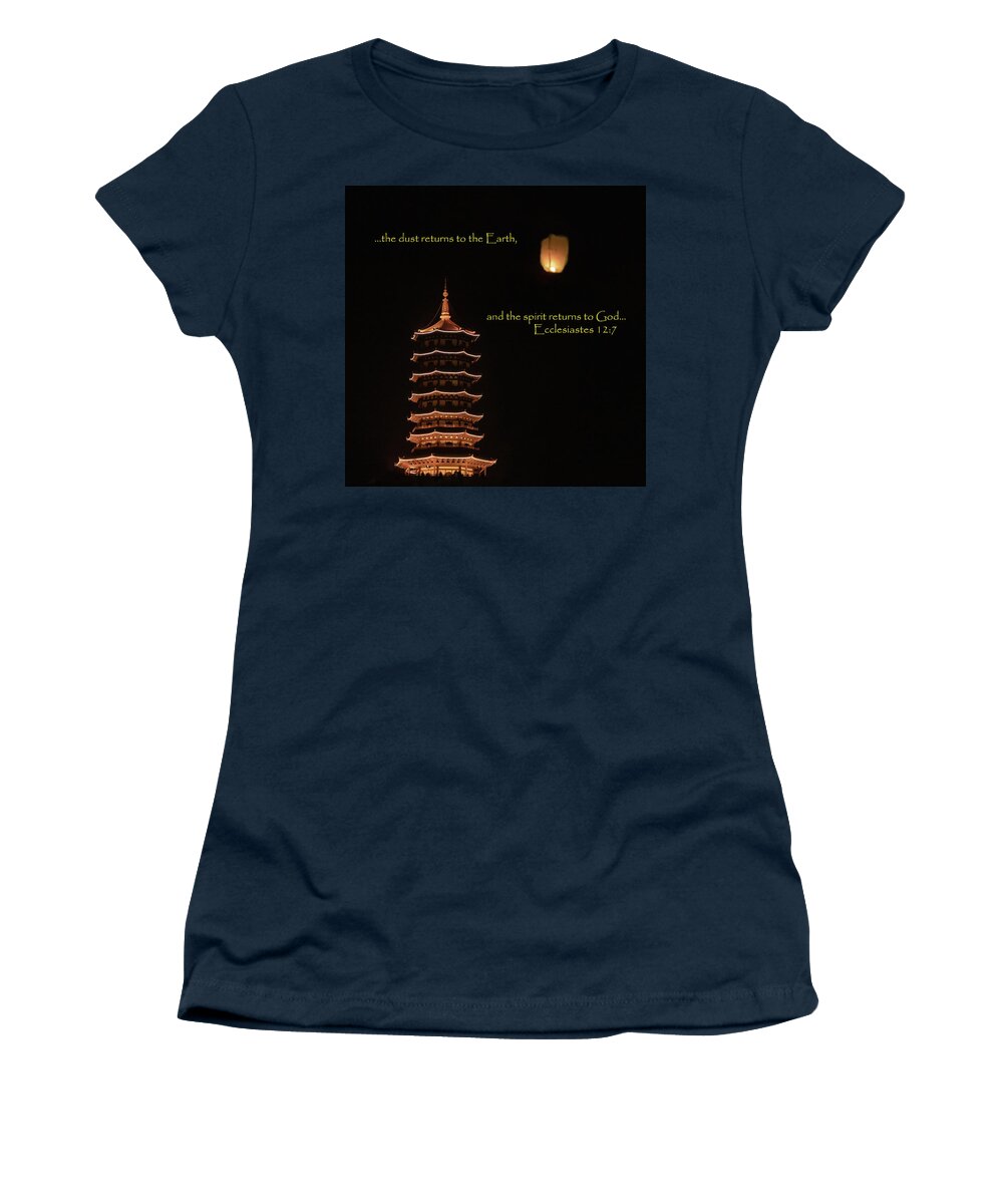 Spirit Women's T-Shirt featuring the photograph Spiritual Release by William Dickman