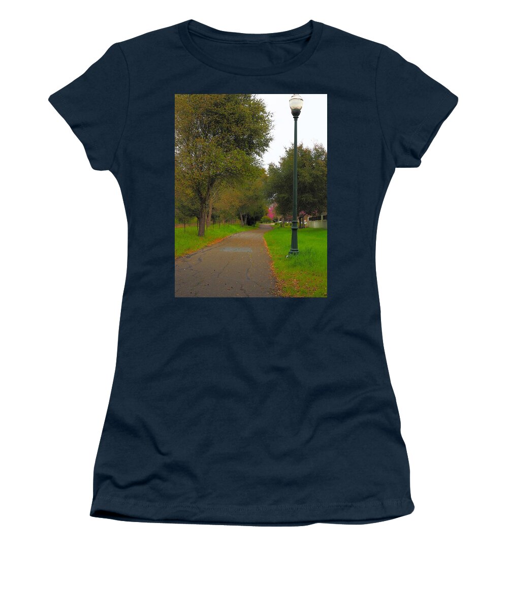 Season Women's T-Shirt featuring the photograph Spring Path by Richard Thomas