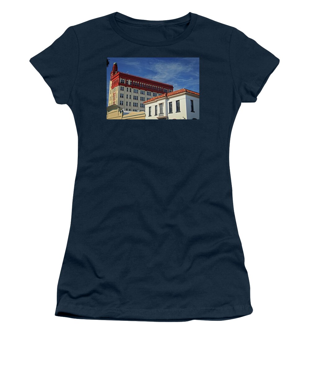 Spanish Women's T-Shirt featuring the photograph St. Augustine Architecture by George Taylor
