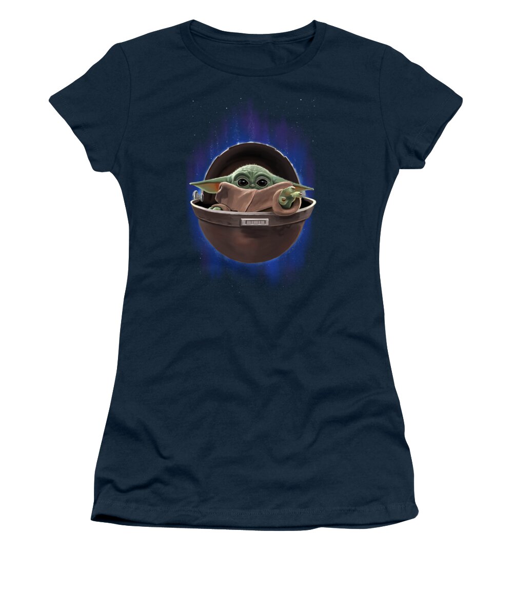 Baby Women's T-Shirt featuring the digital art Star Child by Norman Klein