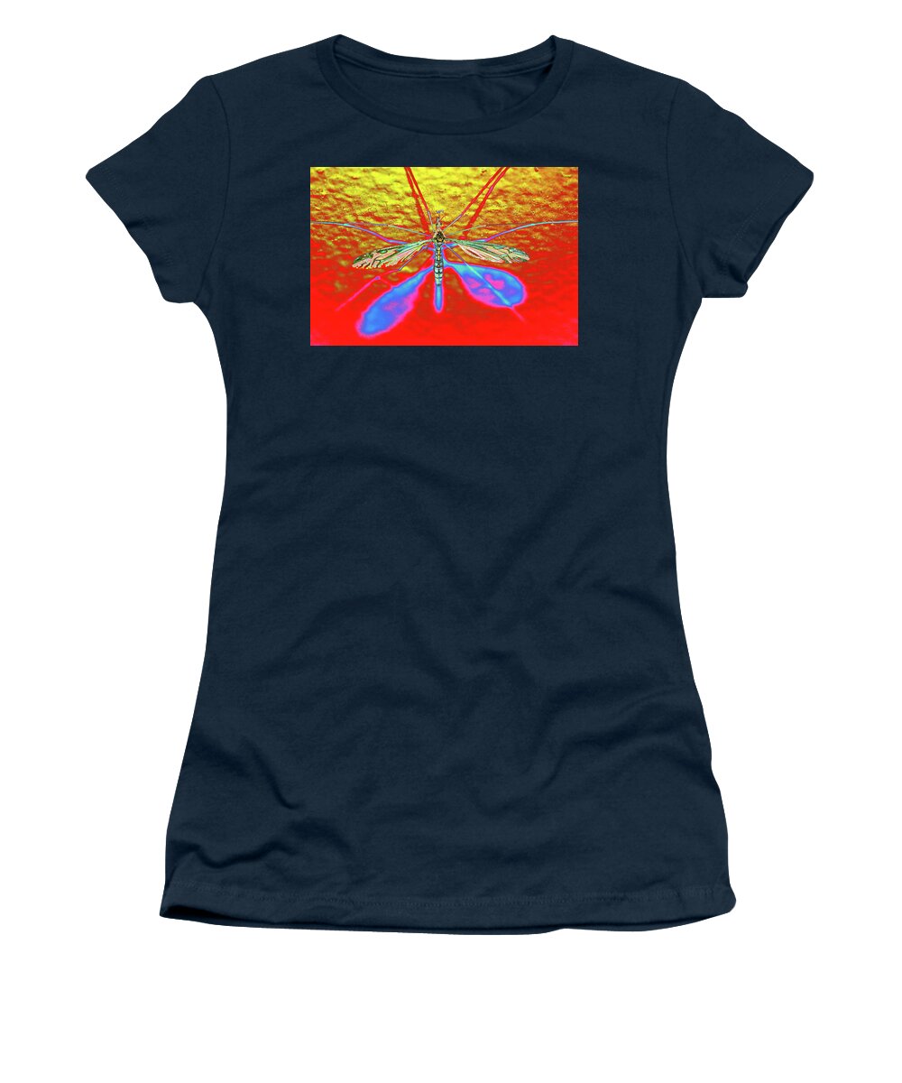 Mosquito Women's T-Shirt featuring the digital art Stinger by Larry Beat