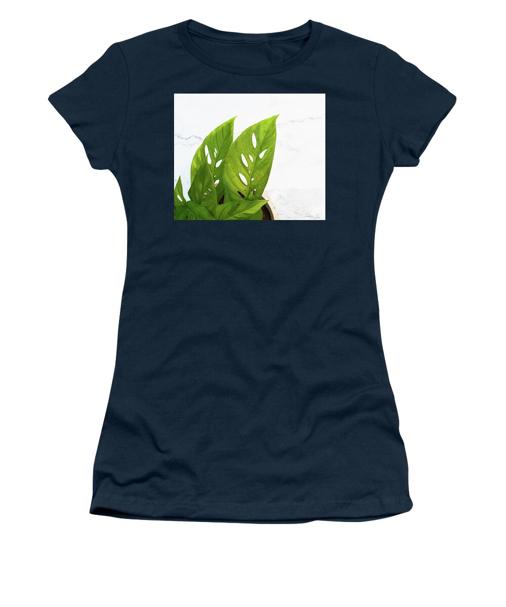 Swiss Cheese Plant Women's T-Shirt featuring the photograph Swiss Cheese Plant by Jennifer Walsh