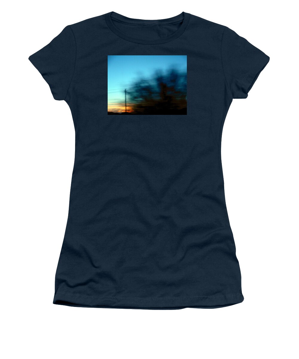 Moment Women's T-Shirt featuring the photograph Swoosh by Dietmar Scherf
