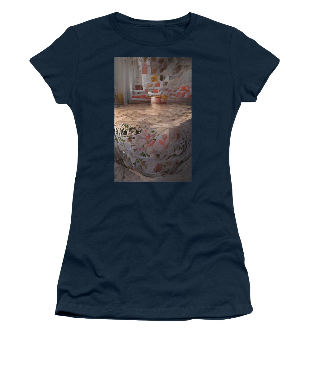  Women's T-Shirt featuring the digital art Tapestry by Rod Turner