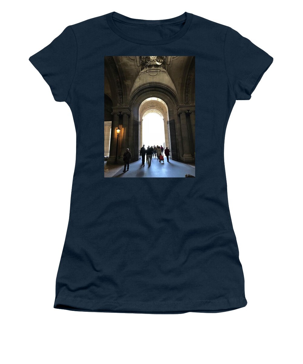 Arch Women's T-Shirt featuring the photograph The Arched Portal by Lee Darnell