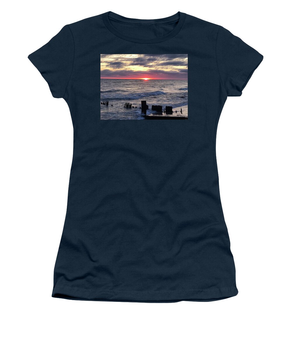 Photography Women's T-Shirt featuring the photograph The Curve by Lisa White