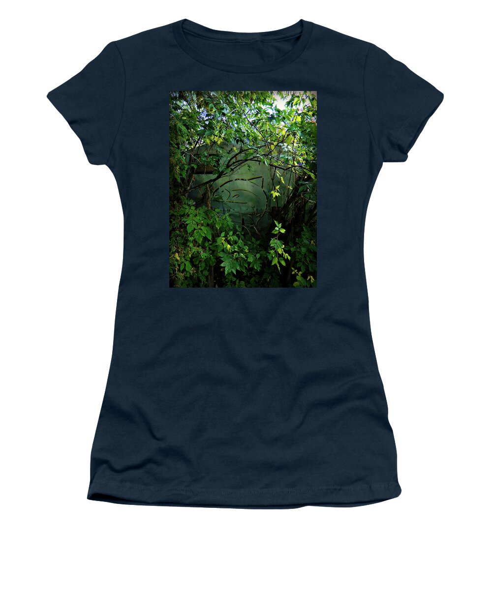 The Fish Shack Women's T-Shirt featuring the photograph The Fish Shack by Cyryn Fyrcyd