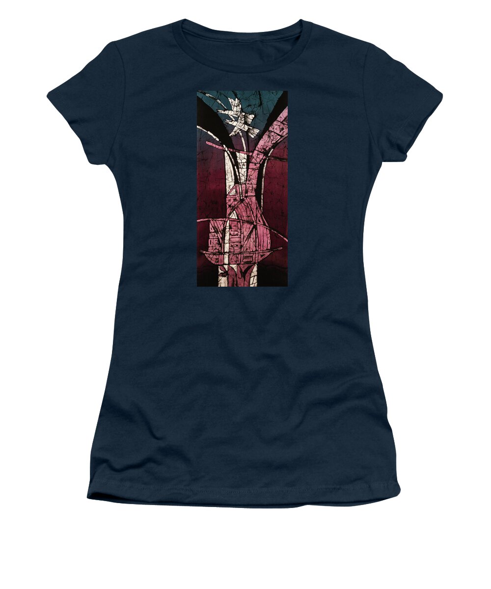 Russian Artists New Wave Women's T-Shirt featuring the tapestry - textile The Journey by Tatiana Koltachikhina