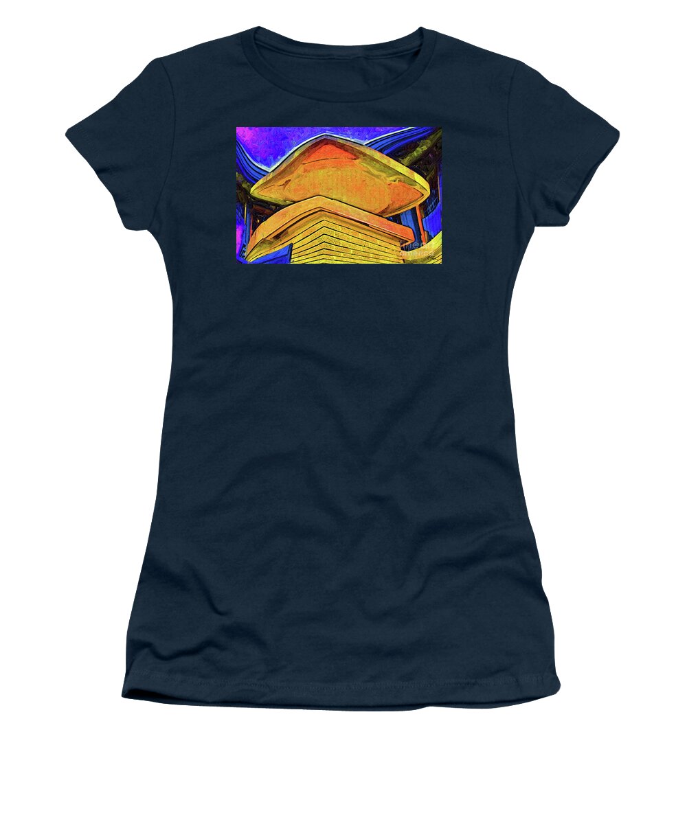 Home Women's T-Shirt featuring the digital art The Pedestal by Kirt Tisdale