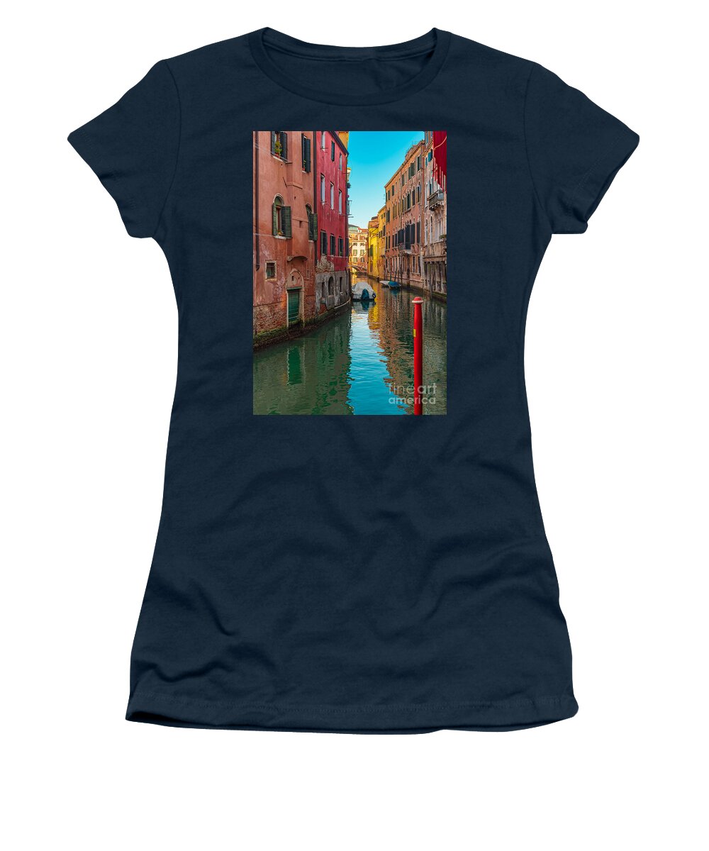 Boat Women's T-Shirt featuring the photograph The red palina I by The P