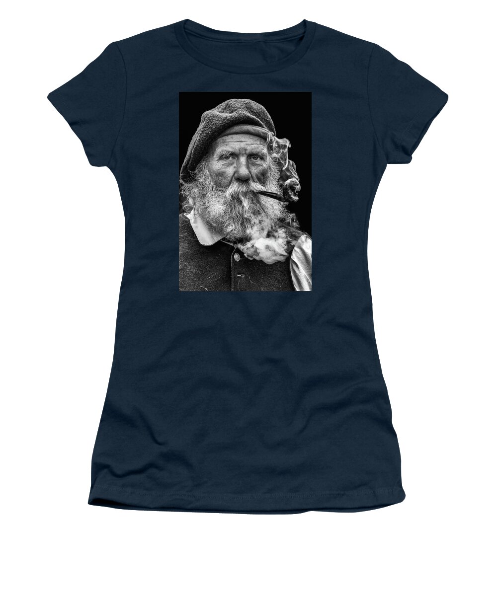 Revolutionary War Women's T-Shirt featuring the photograph The Sailor by Jim Miller