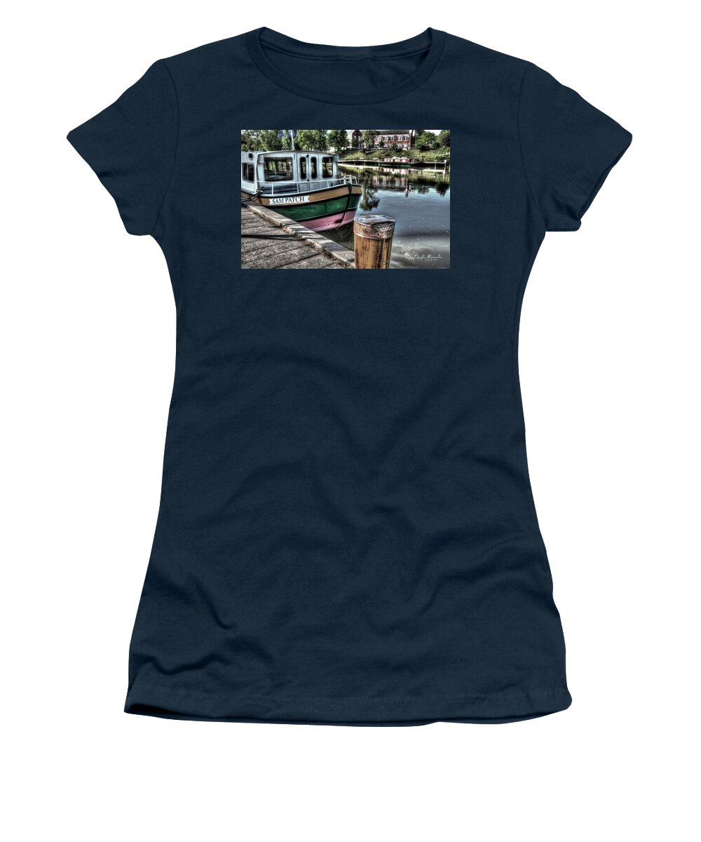 Sam Patch Women's T-Shirt featuring the photograph The Sam Patch by Regina Muscarella