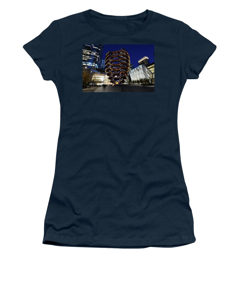 The Vessel Women's T-Shirt featuring the photograph The Vessel, NYC - Hudson Yards, New York City by Earth And Spirit