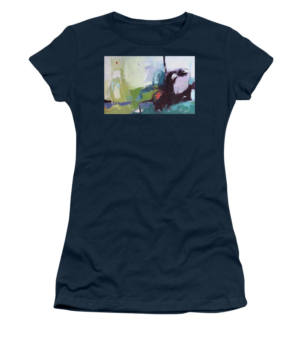 The Whale Women's T-Shirt featuring the painting The Whale by Chris Gholson