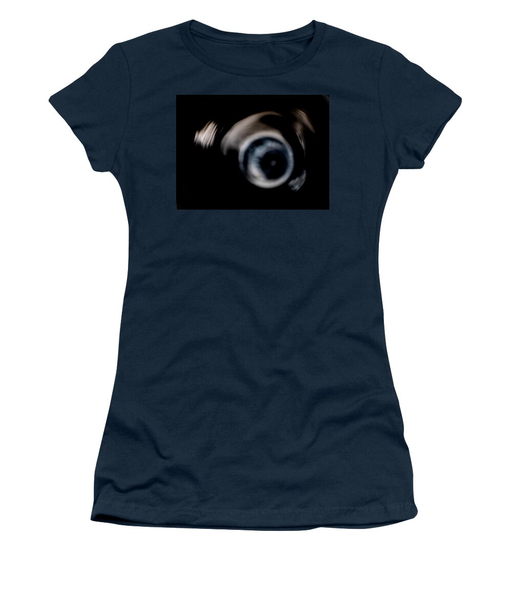 Abstract Women's T-Shirt featuring the digital art They Are Watching The Madness by James Barnes