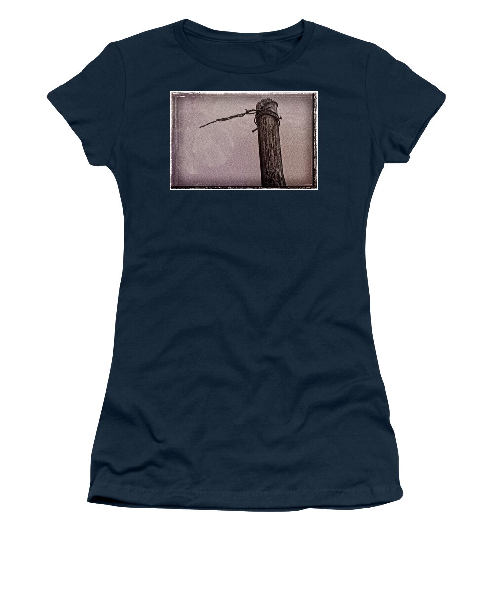 Abandoned Women's T-Shirt featuring the digital art They Went That Way by David Desautel