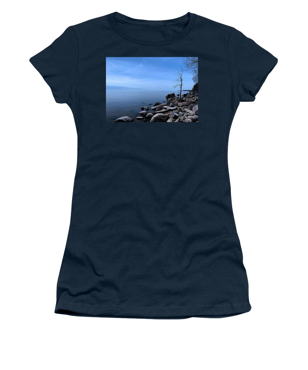 Beautiful Women's T-Shirt featuring the photograph Time for Rain by Mary Mikawoz