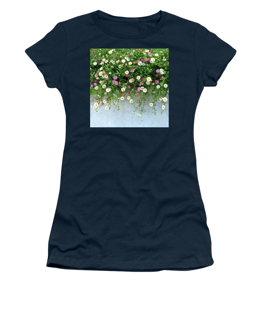  Women's T-Shirt featuring the photograph Tiny Flowers by Julie Gebhardt