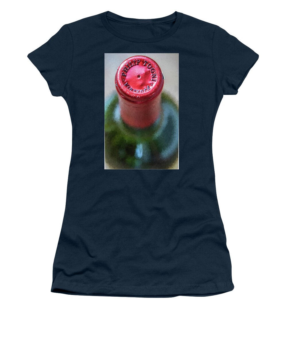 Cabernet Sauvignon Women's T-Shirt featuring the photograph Togni Wine 9 by David Letts