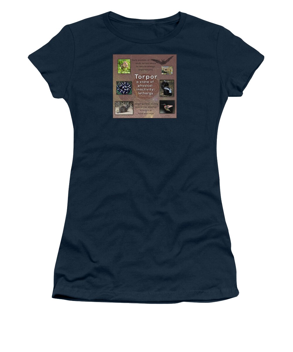 Torpor Women's T-Shirt featuring the digital art Torpor by Lisa Redfern