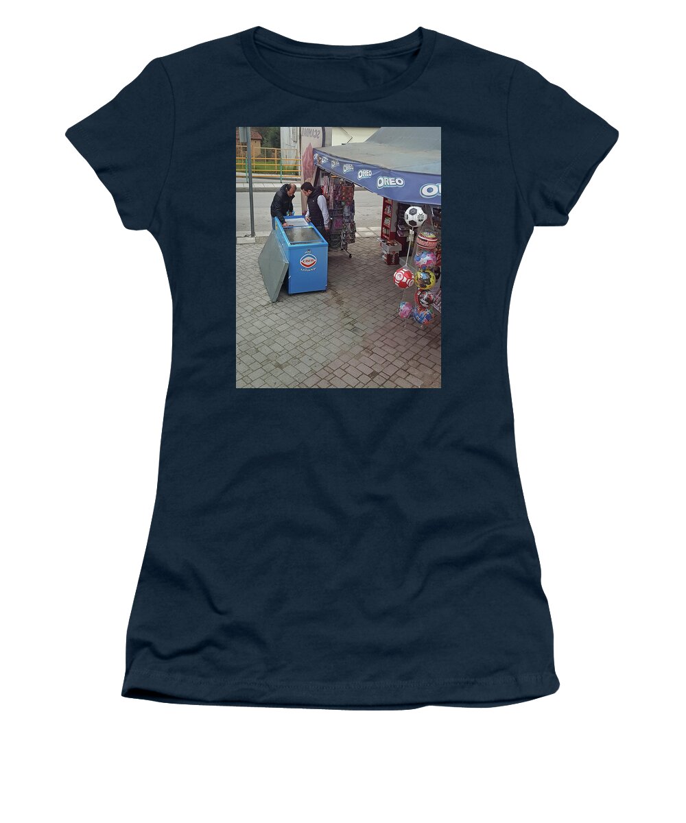 Men Women's T-Shirt featuring the photograph Transaction by M Kathleen Warren
