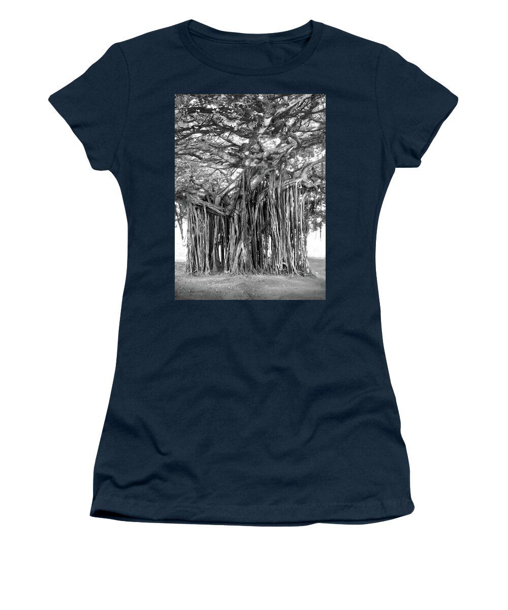 Fine Art Women's T-Shirt featuring the photograph Tree with Many Trunks by Mike McGlothlen