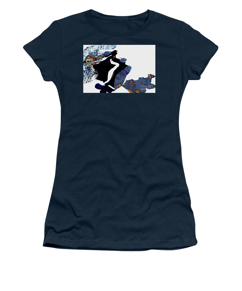 Abstract Art Women's T-Shirt featuring the digital art Un/Tangled by Jeremiah Ray