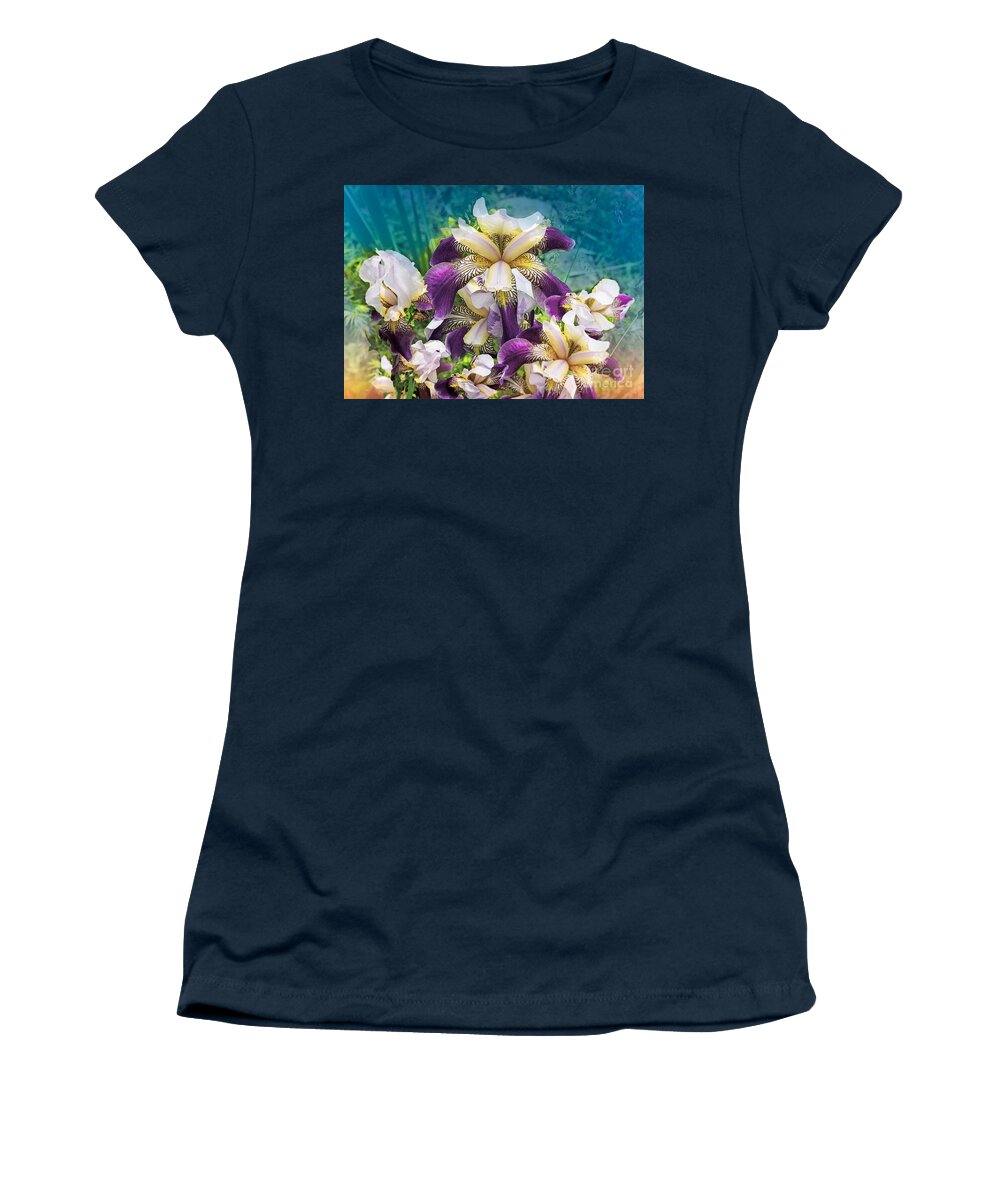 Alstroemeria Women's T-Shirt featuring the digital art Unusual Alstroemeria by Anthony Ellis