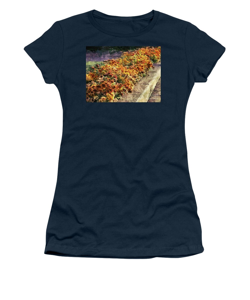 Ann Arbor Women's T-Shirt featuring the digital art Urban Garden by Phil Perkins