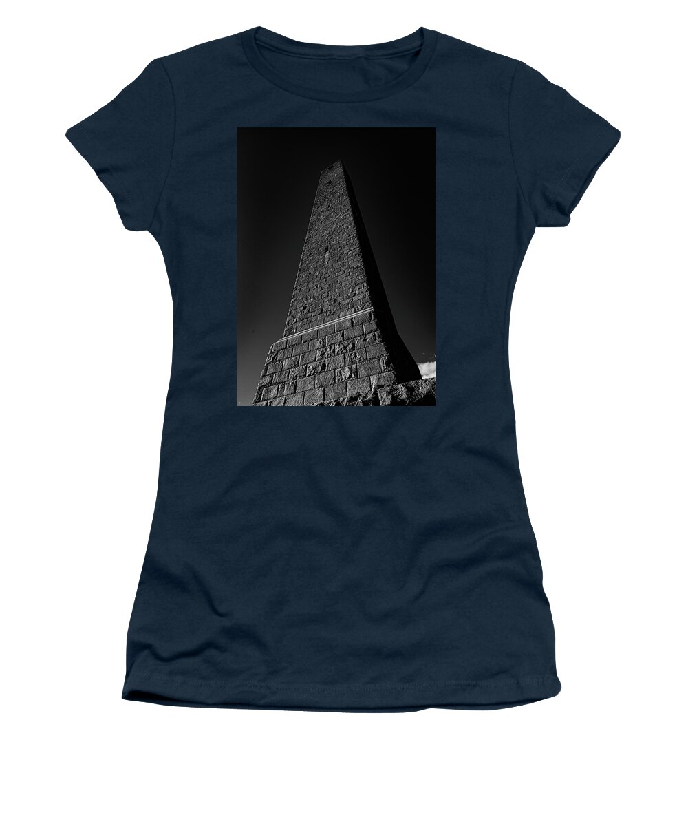 High Point State Park Women's T-Shirt featuring the photograph USA War Veteran Memorial NJ 2 by Amelia Pearn