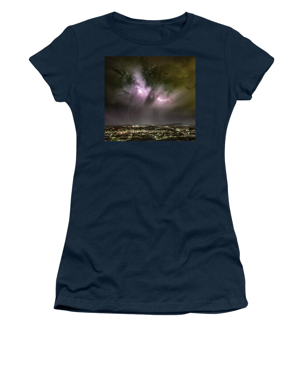 Storm Women's T-Shirt featuring the photograph Valkyrie by Ari Rex
