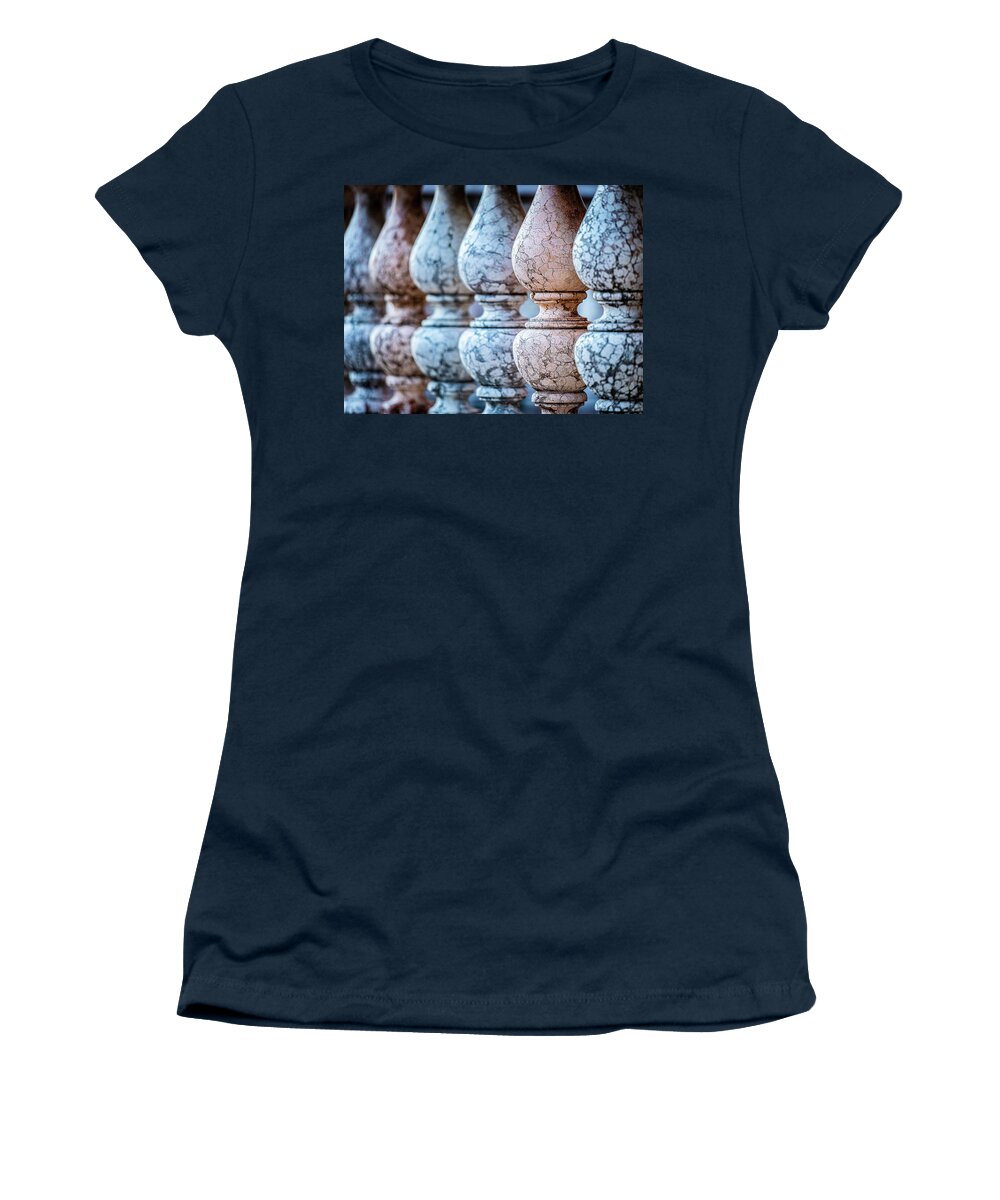 Italy Women's T-Shirt featuring the photograph Ventian Banister by David Downs