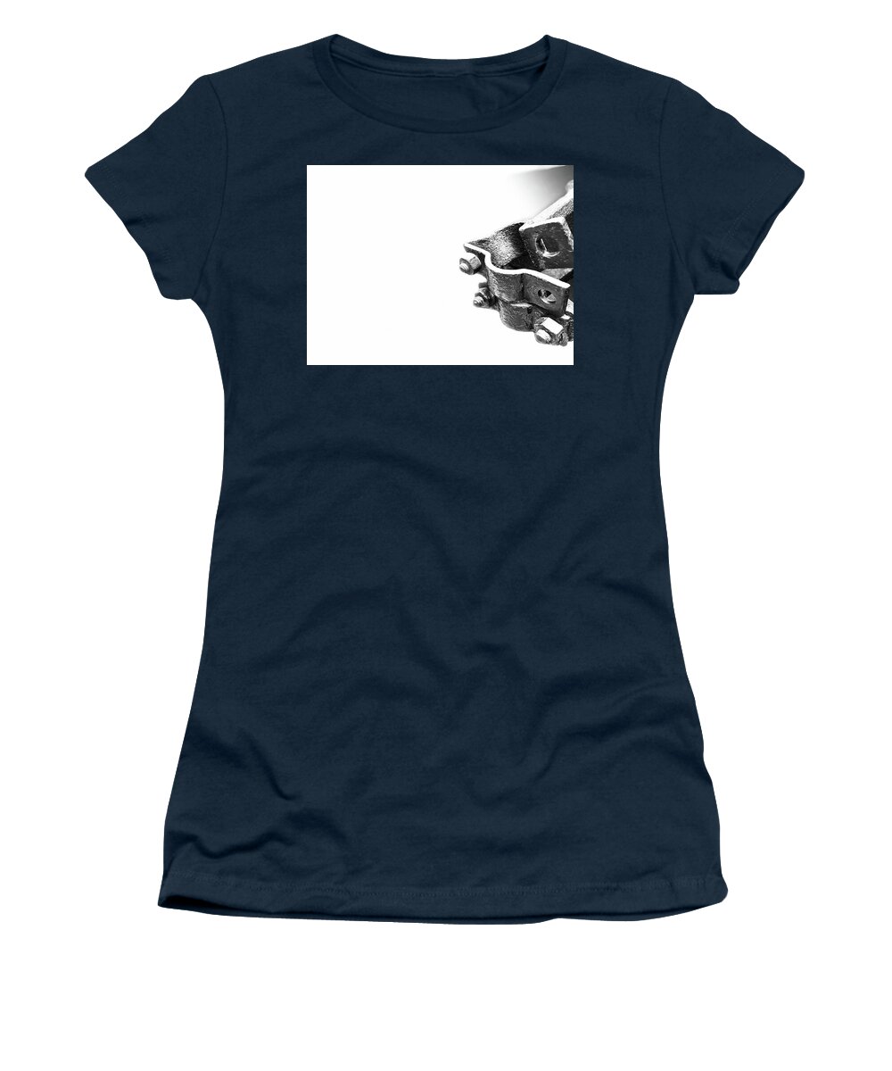 Nuts Women's T-Shirt featuring the photograph Vintage Nuts and Bolts by Roxy Rich