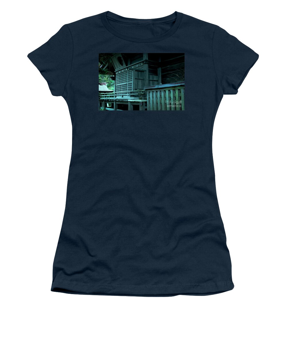 Oriental Women's T-Shirt featuring the photograph Wall Of The Shrine by Tim Ernst