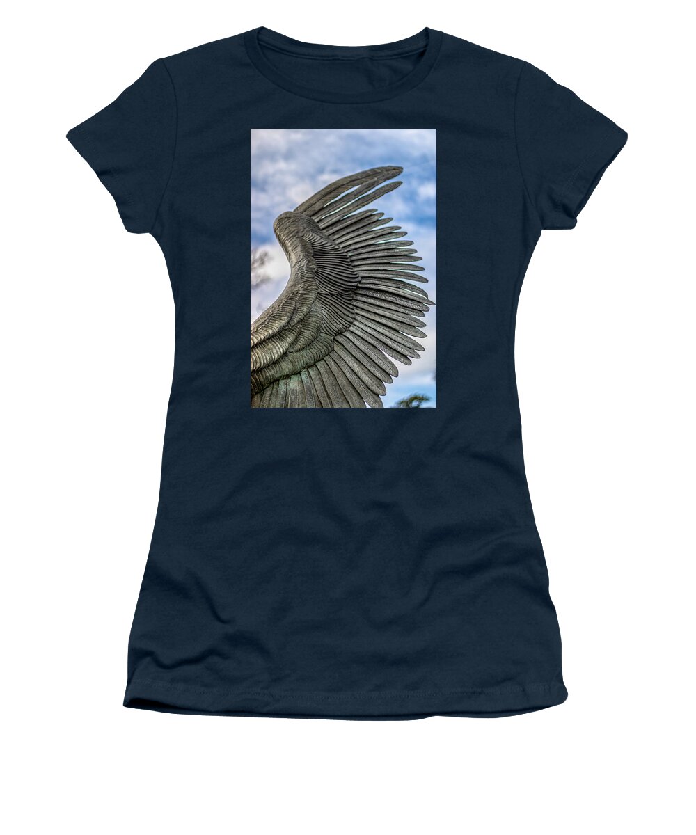 Angel Women's T-Shirt featuring the photograph Wing by Rick Nelson