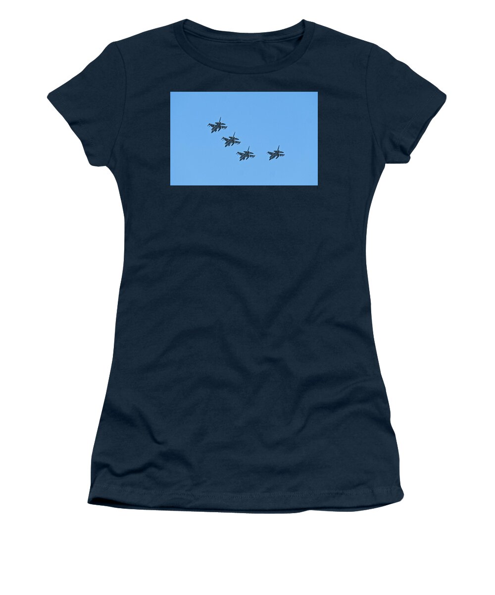 Madison Women's T-Shirt featuring the photograph Wings Over Wisconsin - Madison 2 by Steven Ralser