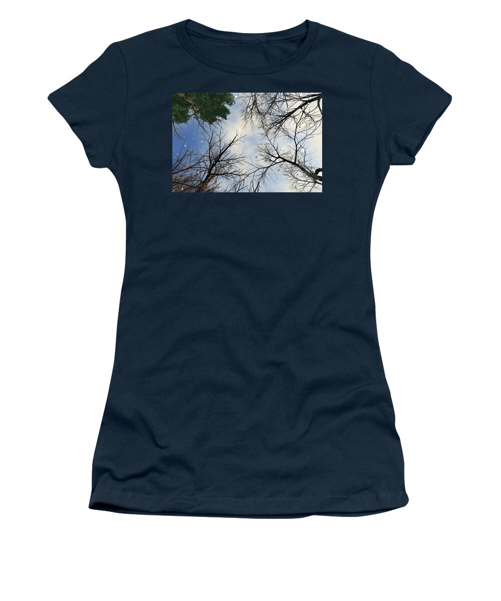 Winter Women's T-Shirt featuring the digital art Winter by Brian Jay