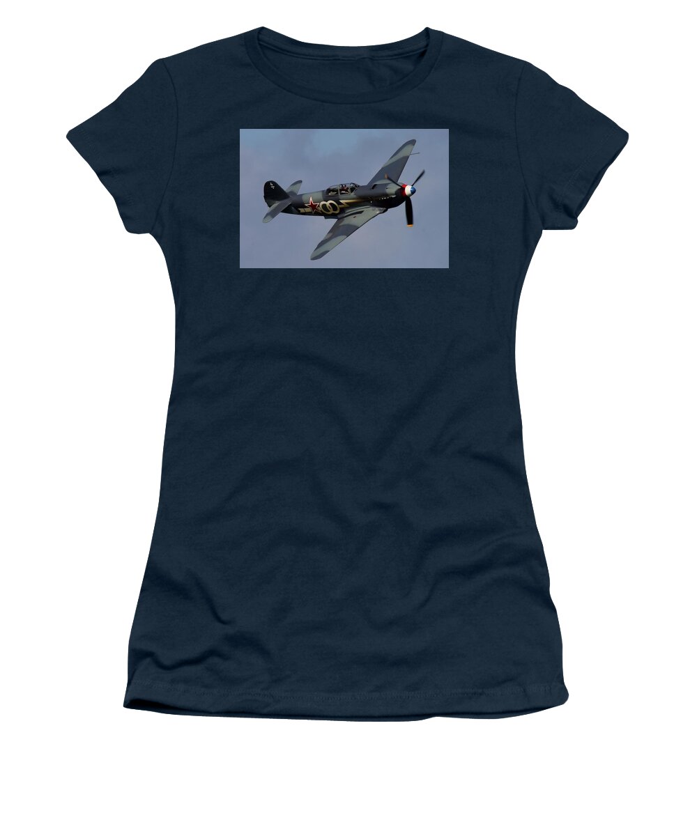 Ww2 Women's T-Shirt featuring the photograph Yak 3 by Neil R Finlay