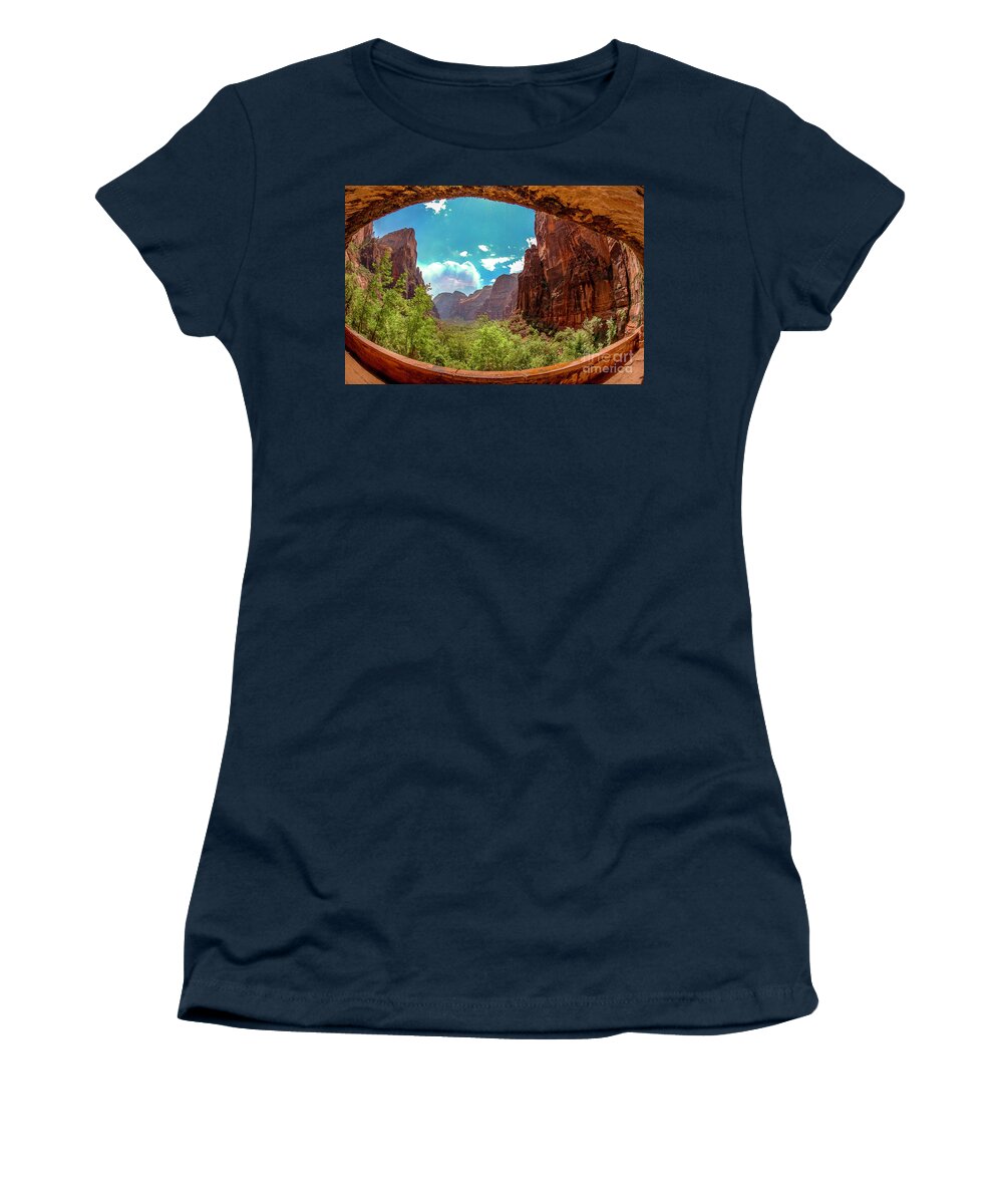 National Women's T-Shirt featuring the photograph Zion National Park Utah by Micah May