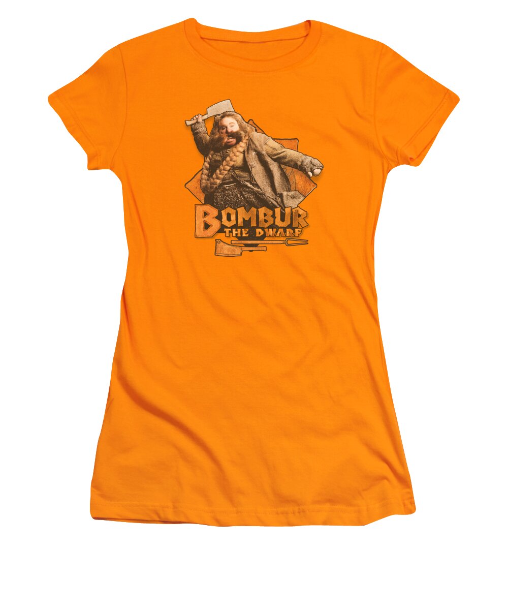 The Hobbit Women's T-Shirt featuring the digital art The Hobbit - Bombur by Brand A