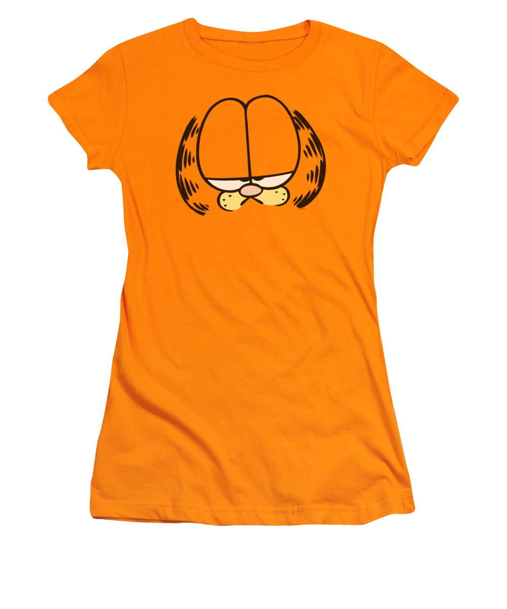 Garfield Women's T-Shirt featuring the digital art Garfield - Big Head by Brand A