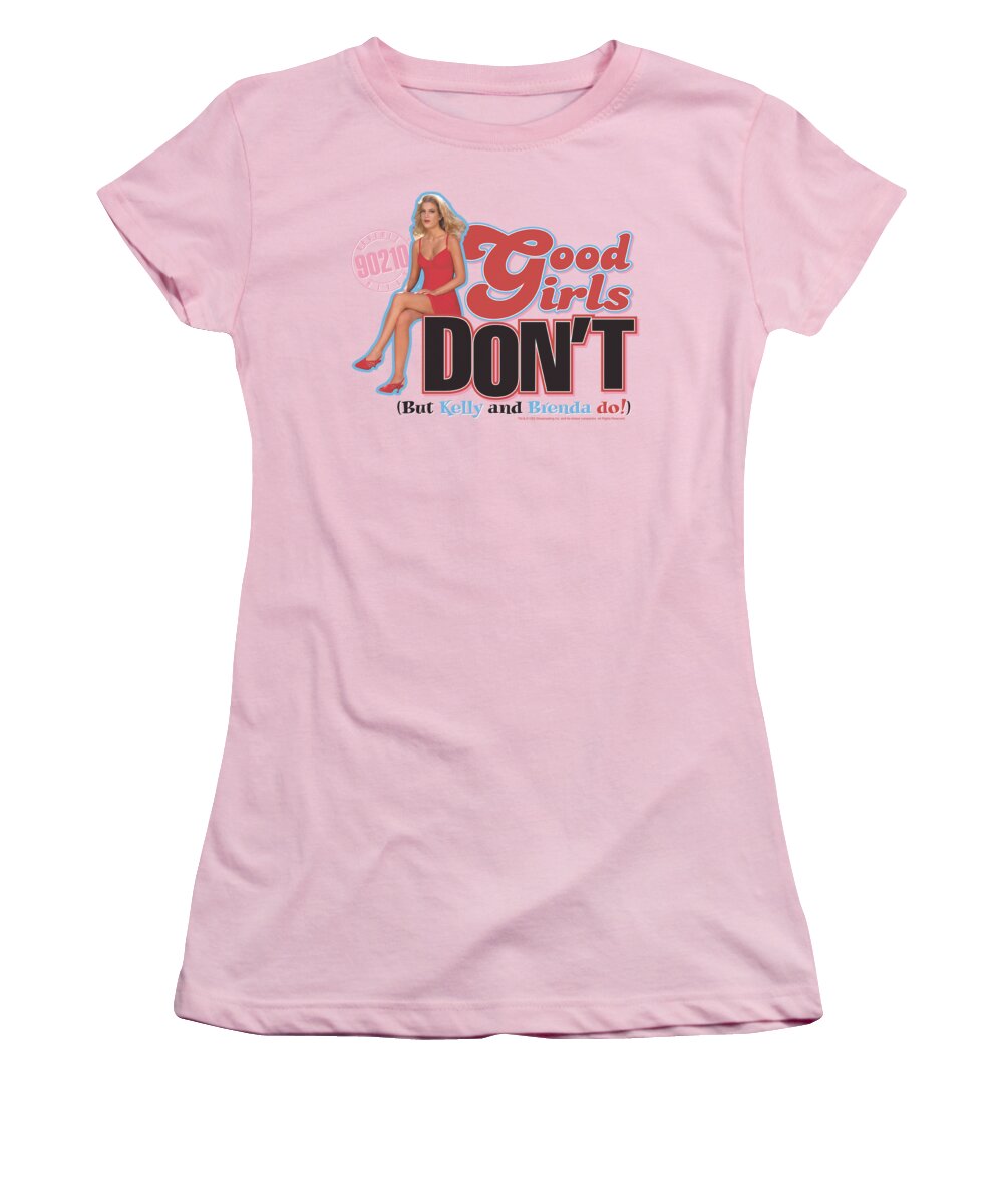 90210 Women's T-Shirt featuring the digital art 90210 - Good Girls Don't by Brand A