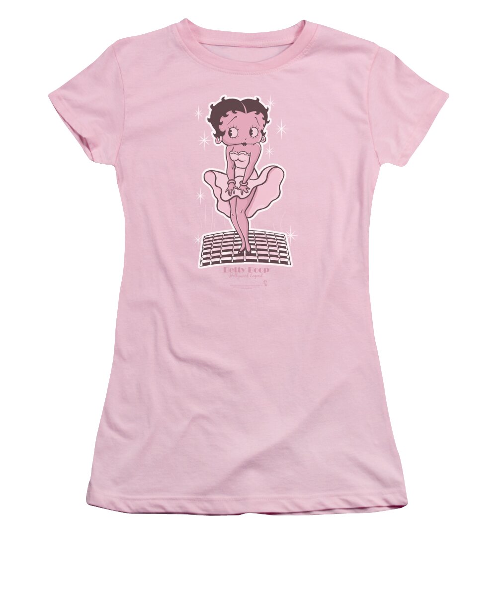 Betty Boop Women's T-Shirt featuring the digital art Boop - Hollywood Legend by Brand A