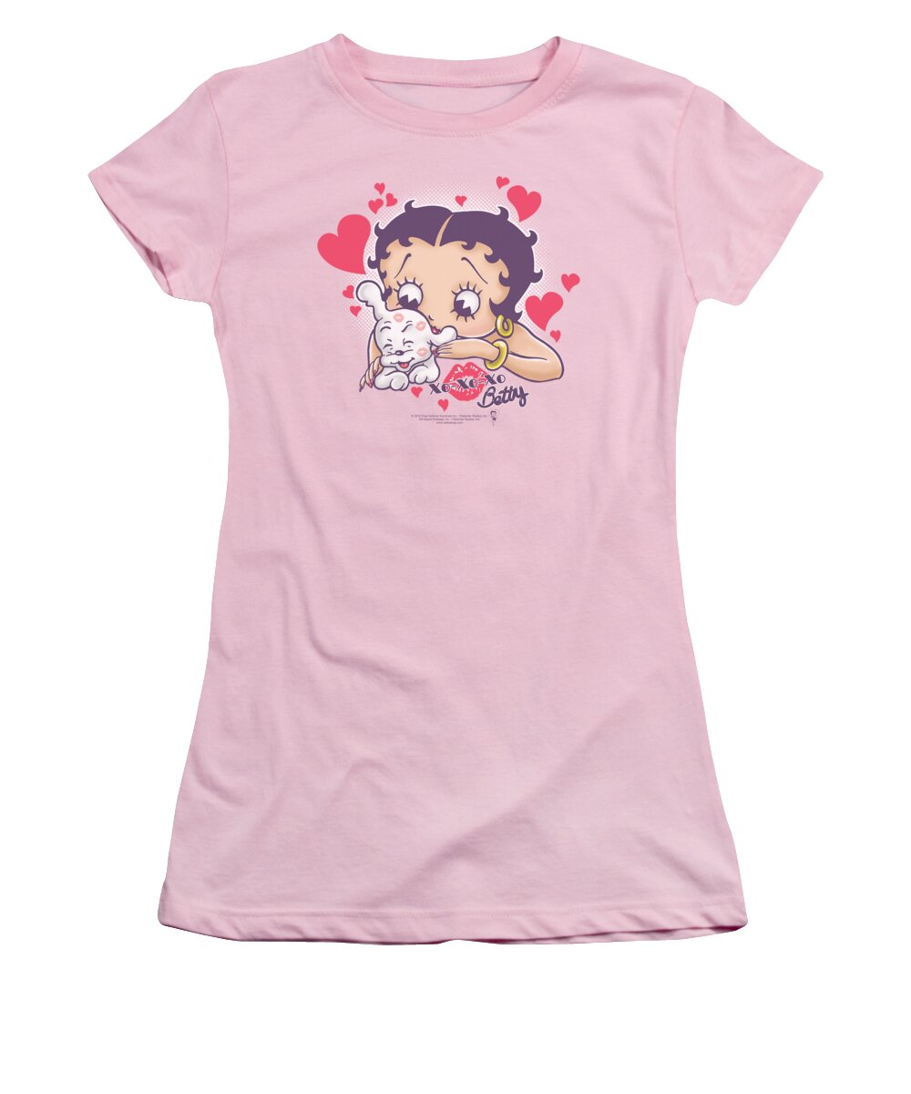  Women's T-Shirt featuring the digital art Boop - Puppy Love by Brand A