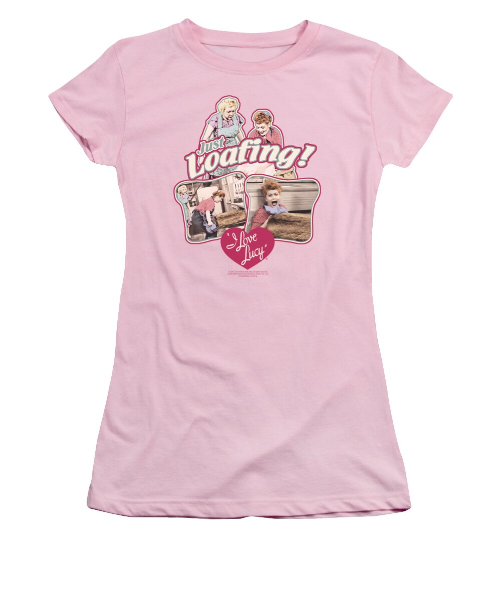 I Love Lucy Women's T-Shirt featuring the digital art Lucy - Just Loafing by Brand A