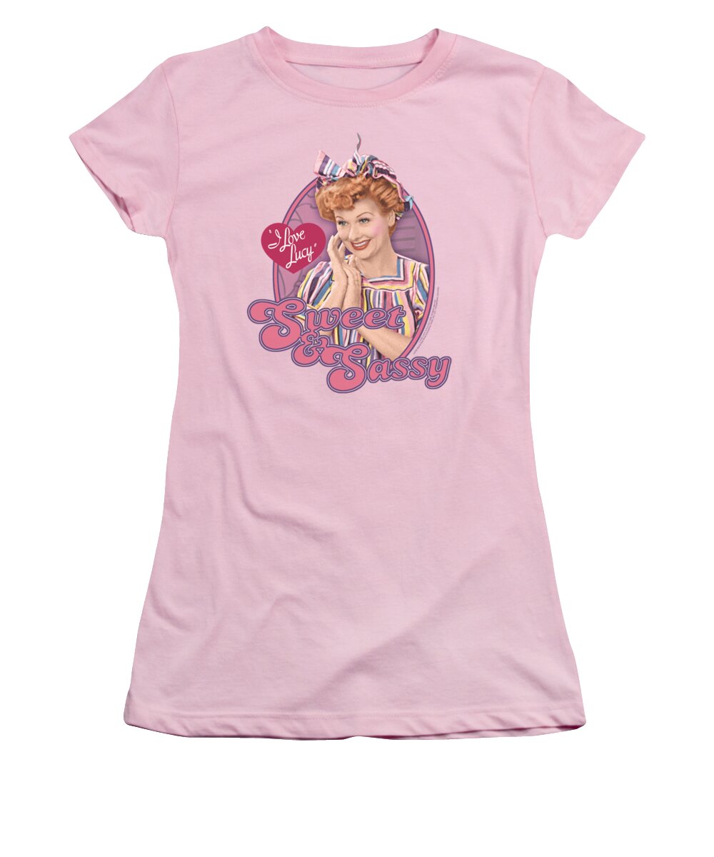 I Love Lucy Women's T-Shirt featuring the digital art Lucy - Sweet And Sassy by Brand A
