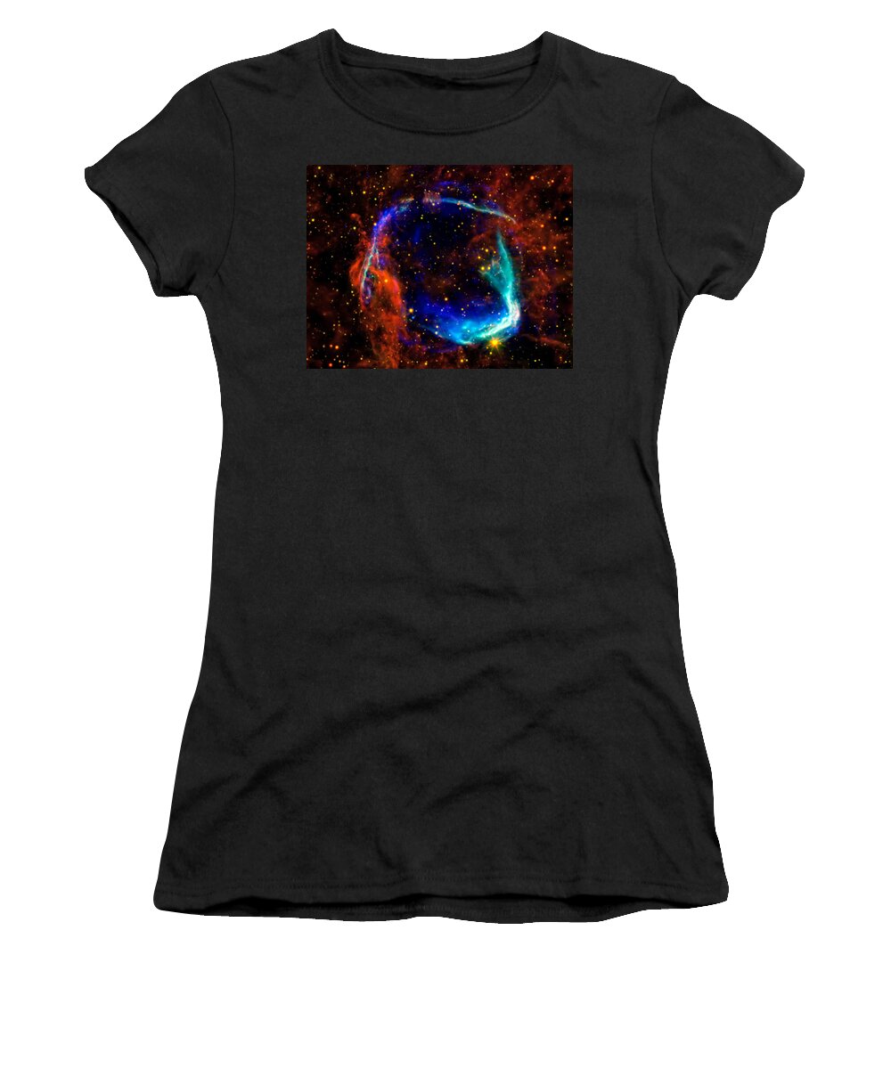 Nasa Images Women's T-Shirt featuring the photograph Supernova by Jennifer Rondinelli Reilly - Fine Art Photography
