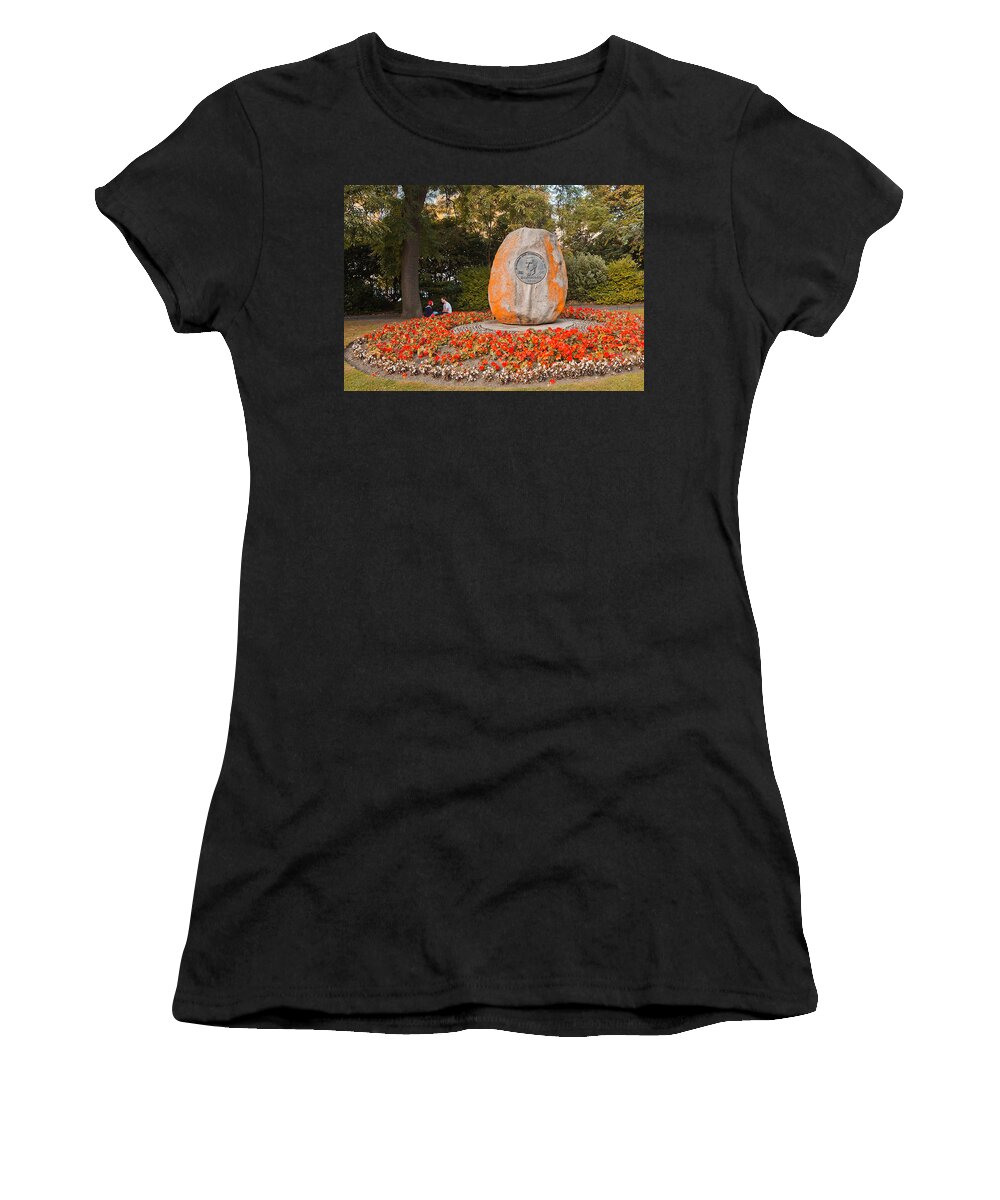 Autumn Women's T-Shirt featuring the pyrography Autumn Afternoon #1 by Alex Art