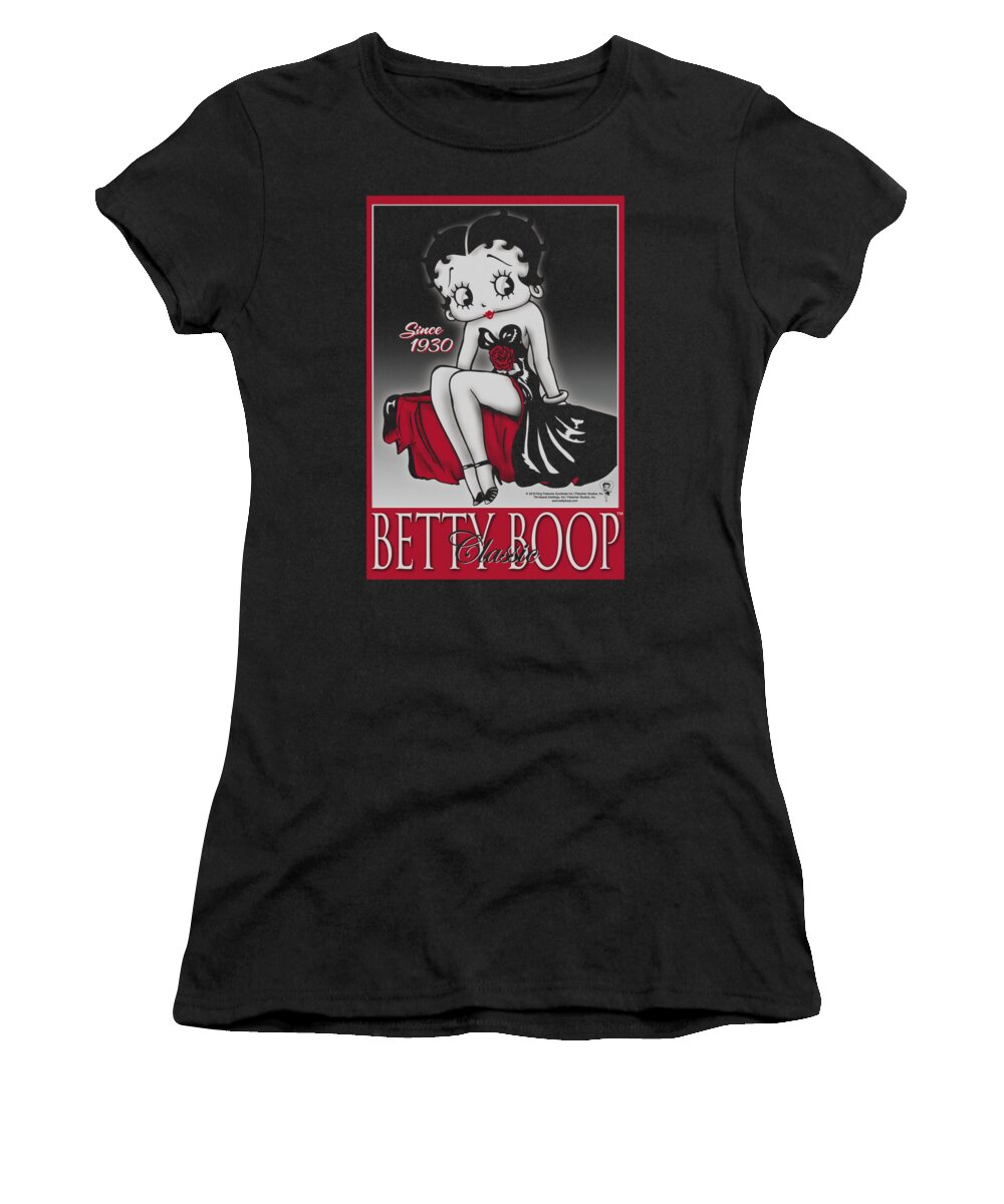 Betty Boop Women's T-Shirt featuring the digital art Boop - Classic by Brand A