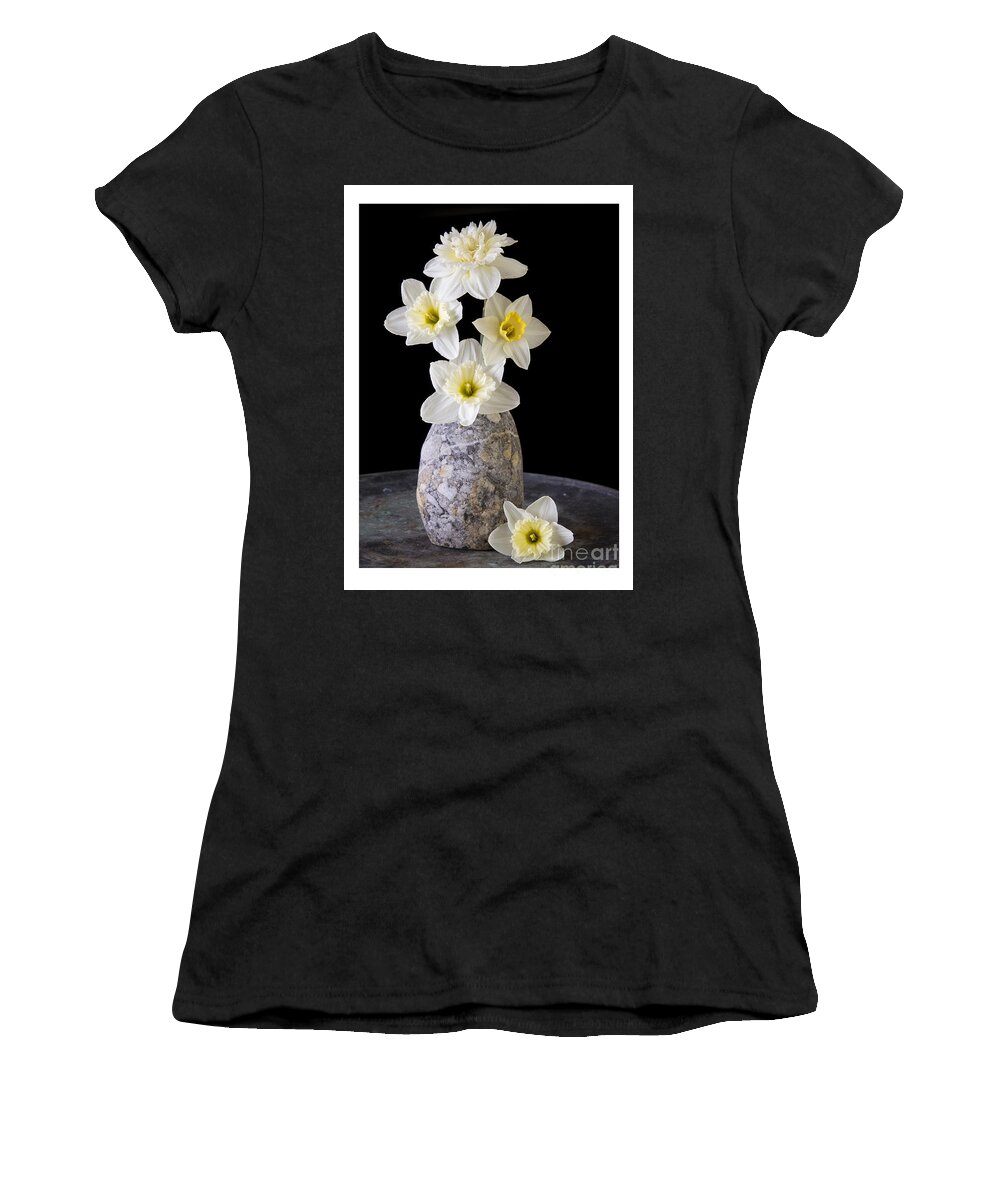 Narcissus Women's T-Shirt featuring the photograph Daffodils #1 by Edward Fielding